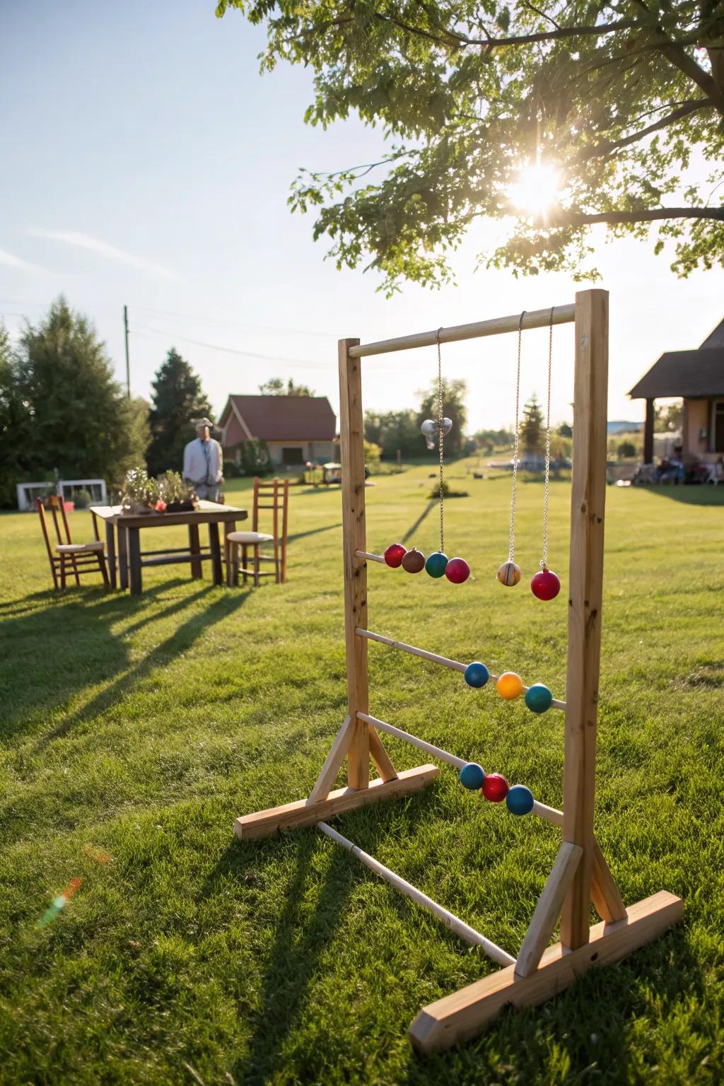 Ladder Ball: A backyard classic made by you.
