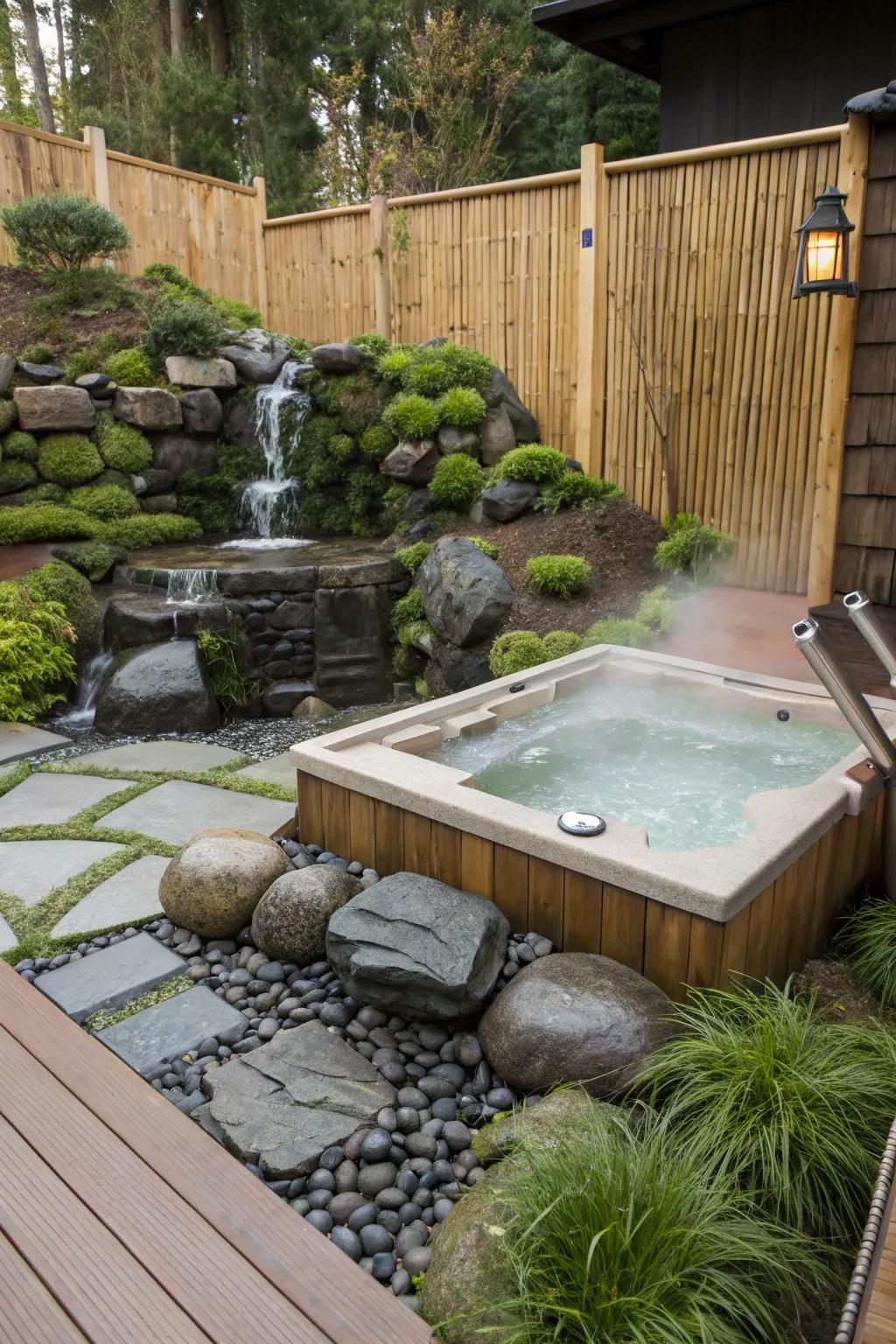 Find tranquility with a touch of Zen.