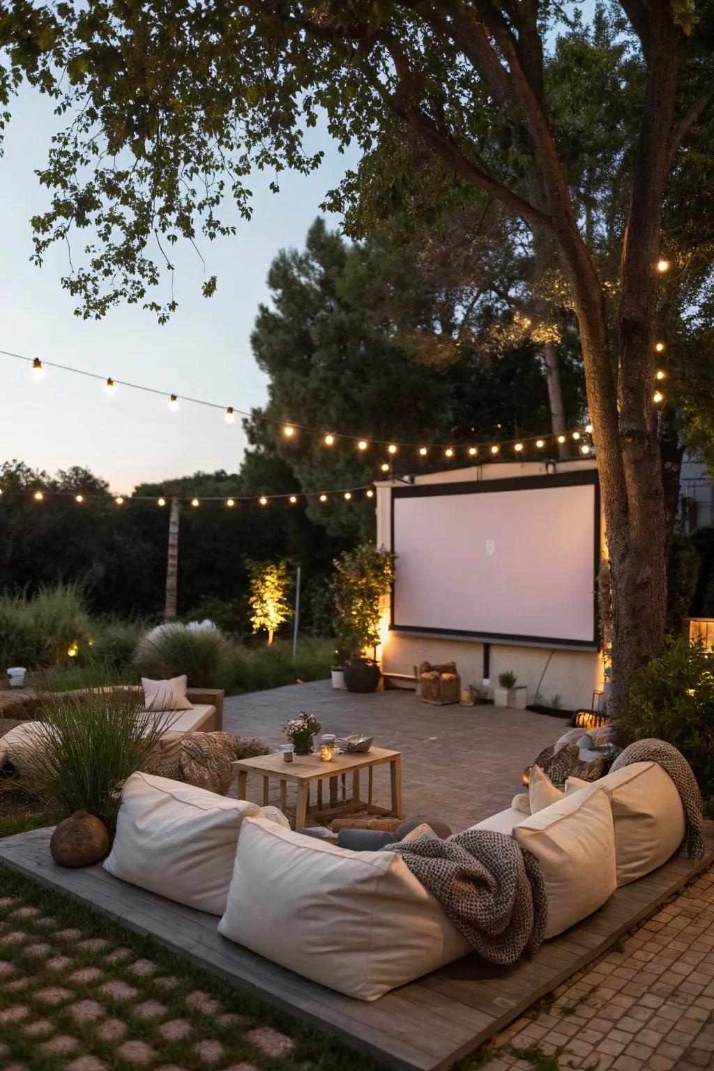 A unique alfresco cinema experience.