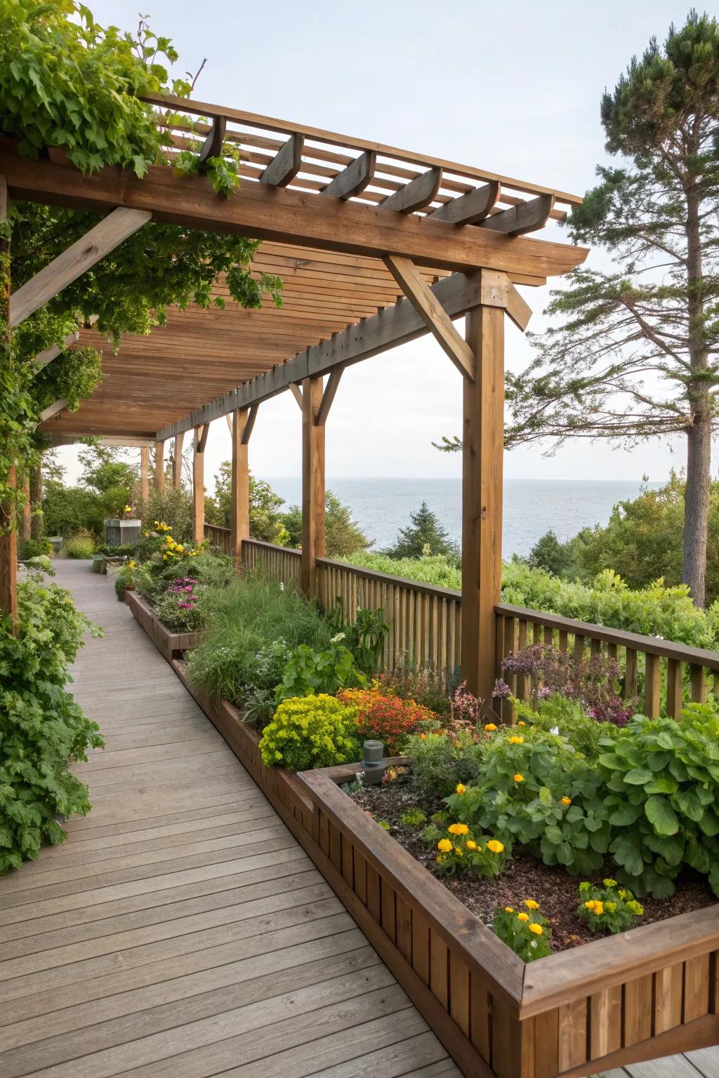 Seamlessly connect with nature through garden integration.