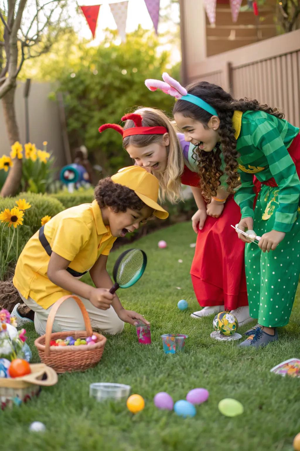 A themed treasure hunt sparks adventure.