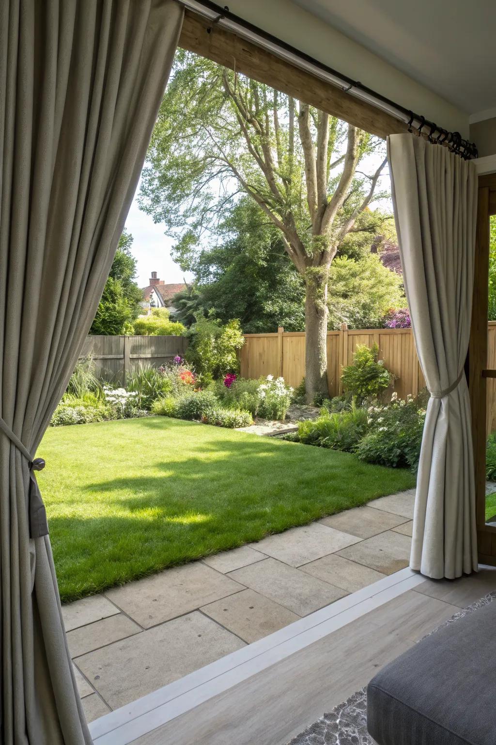 Achieve elegance with sophisticated pencil pleat curtains.