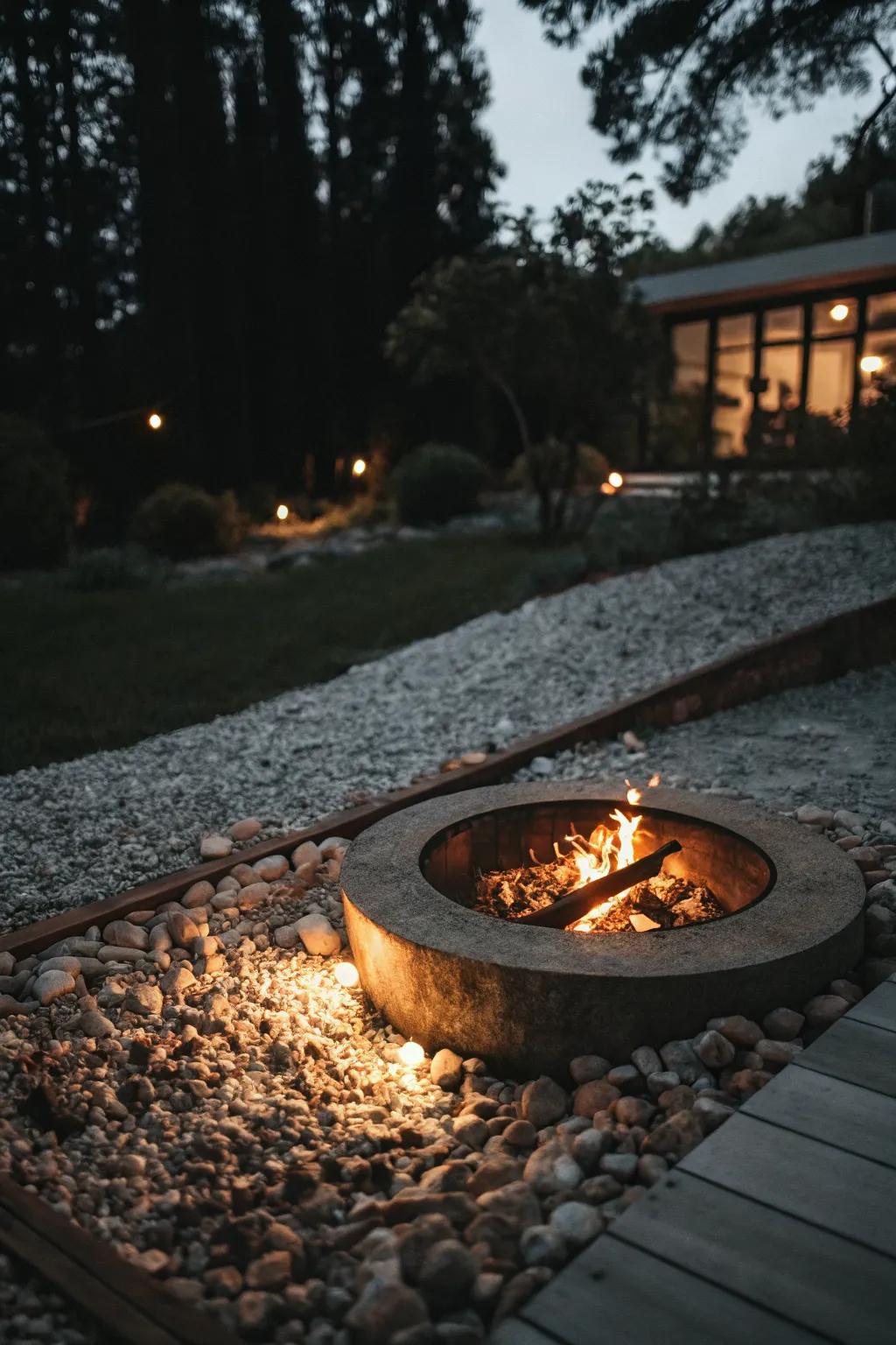 Hidden lighting adds a subtle and magical glow.