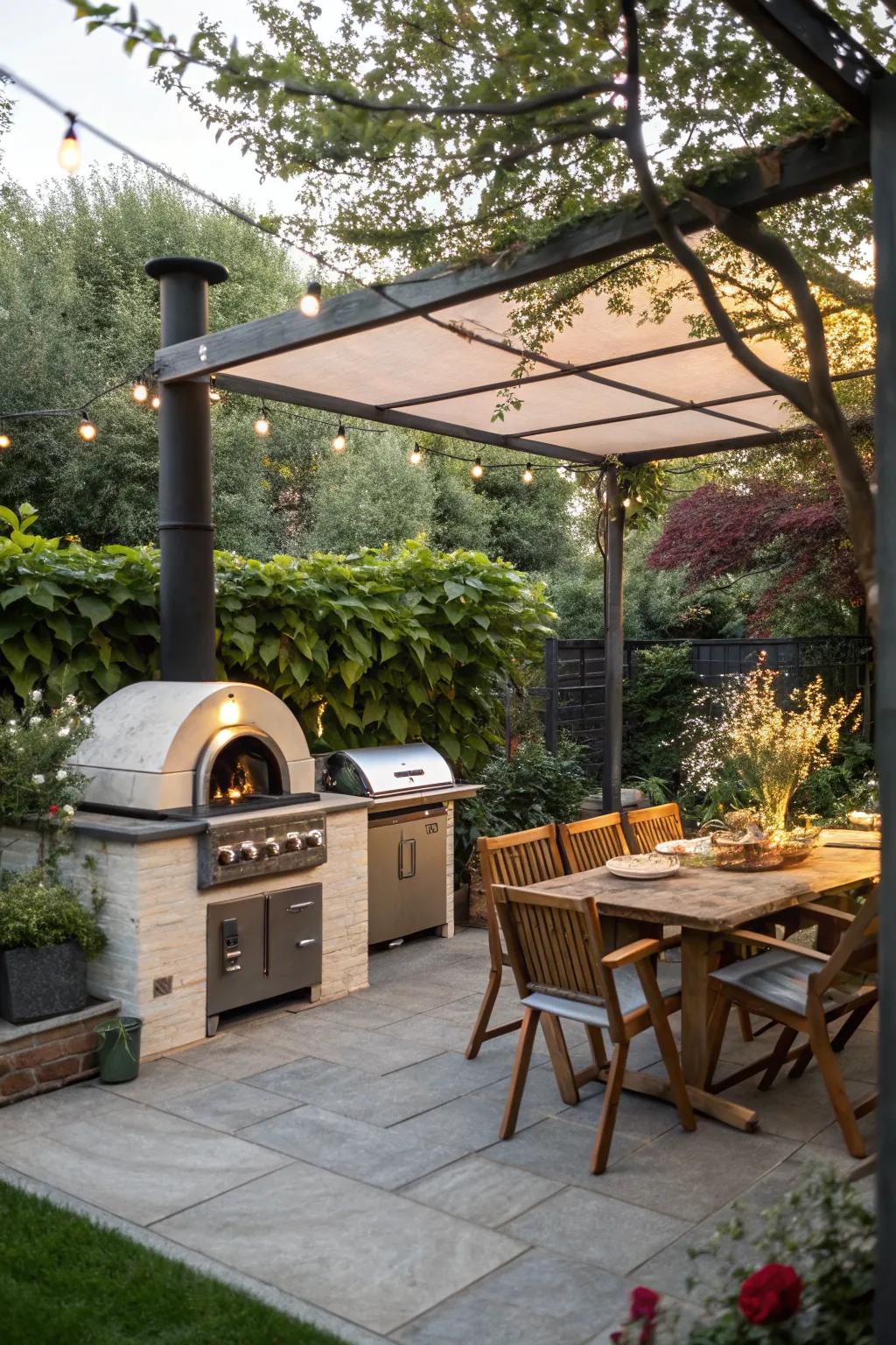 A pizza oven brings versatility and fun to your outdoor cooking.