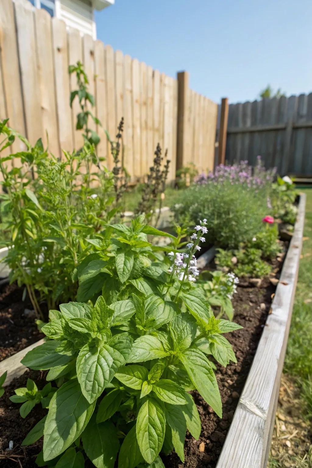 Fresh herbs at your fingertips with minimal effort.