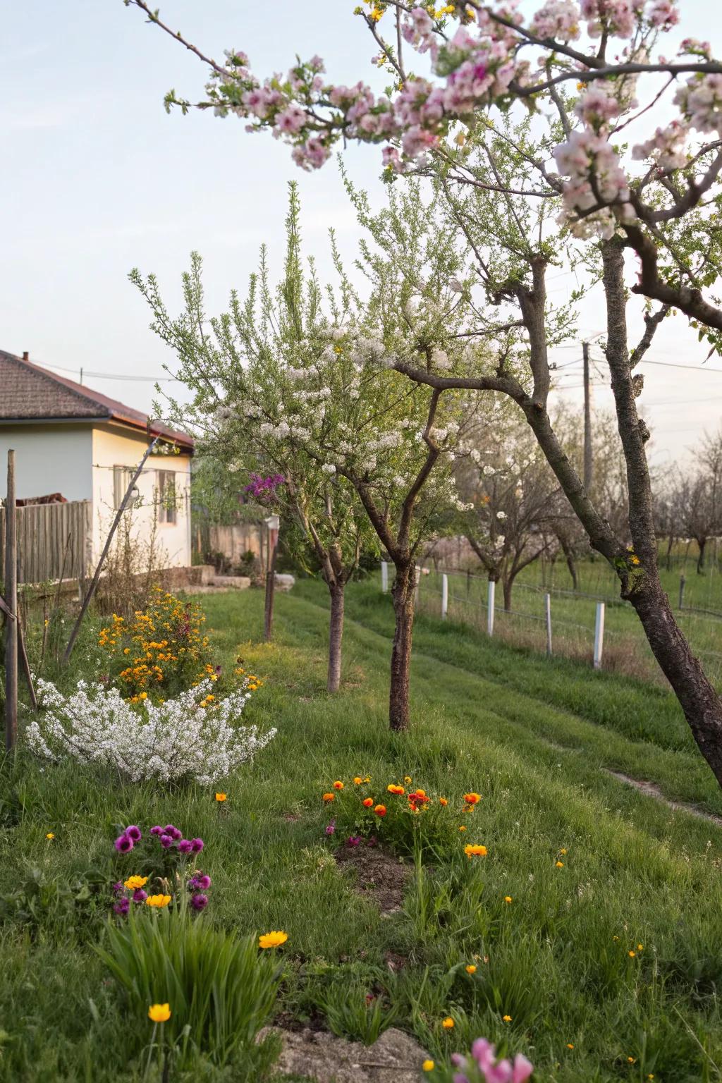 Edible flowers add beauty and utility to your orchard.