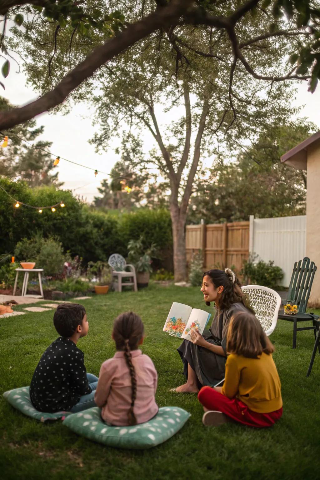Storytime adventures in a magical garden