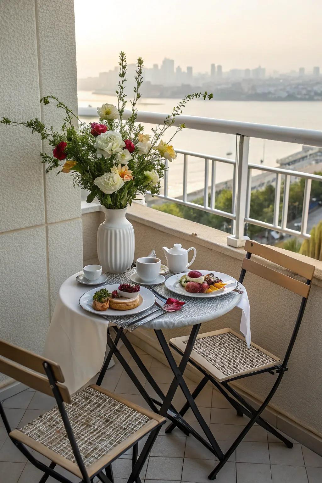 Open-air dining lets you savor meals with a view.