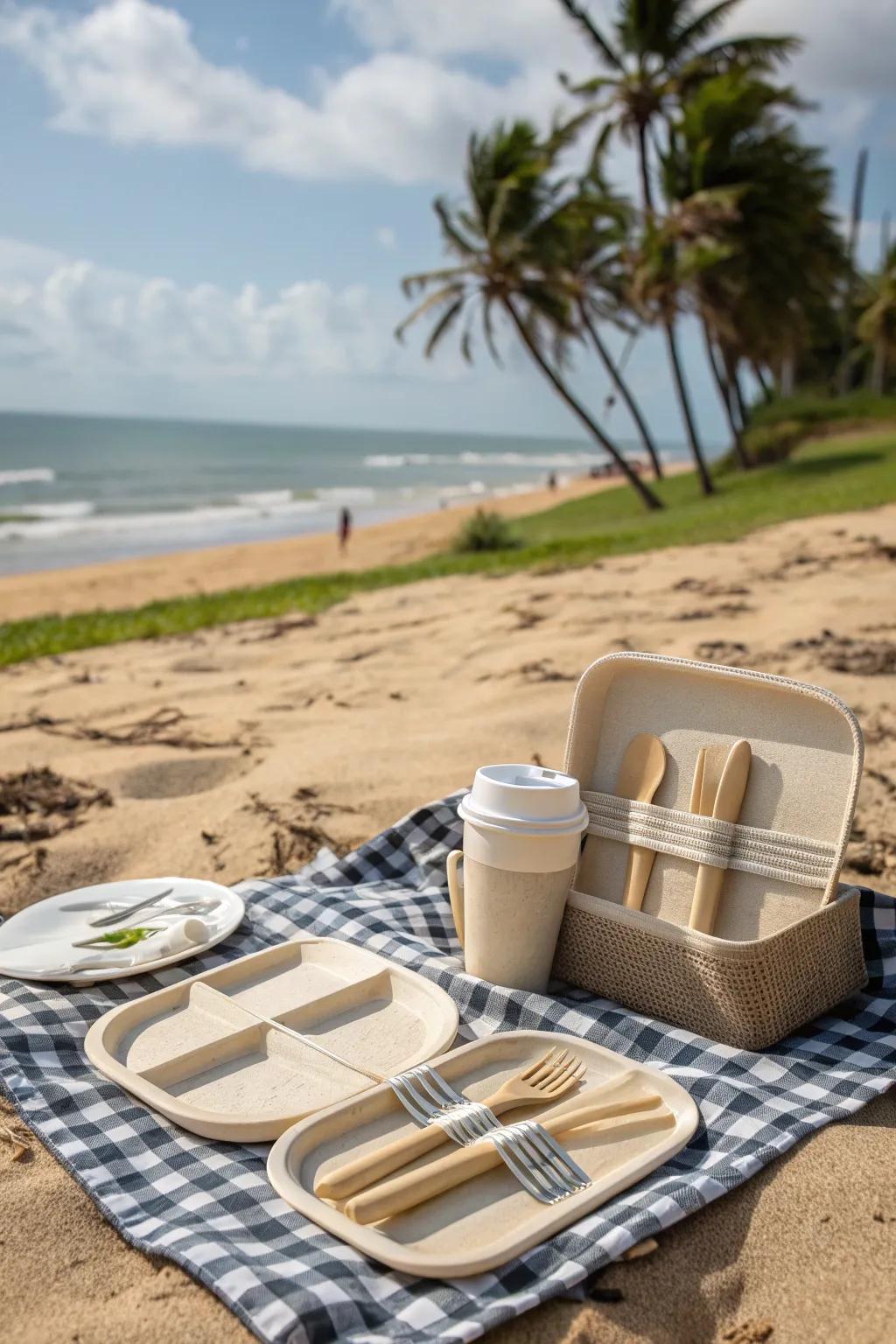 Eco-friendly essentials help you picnic sustainably and stylishly.