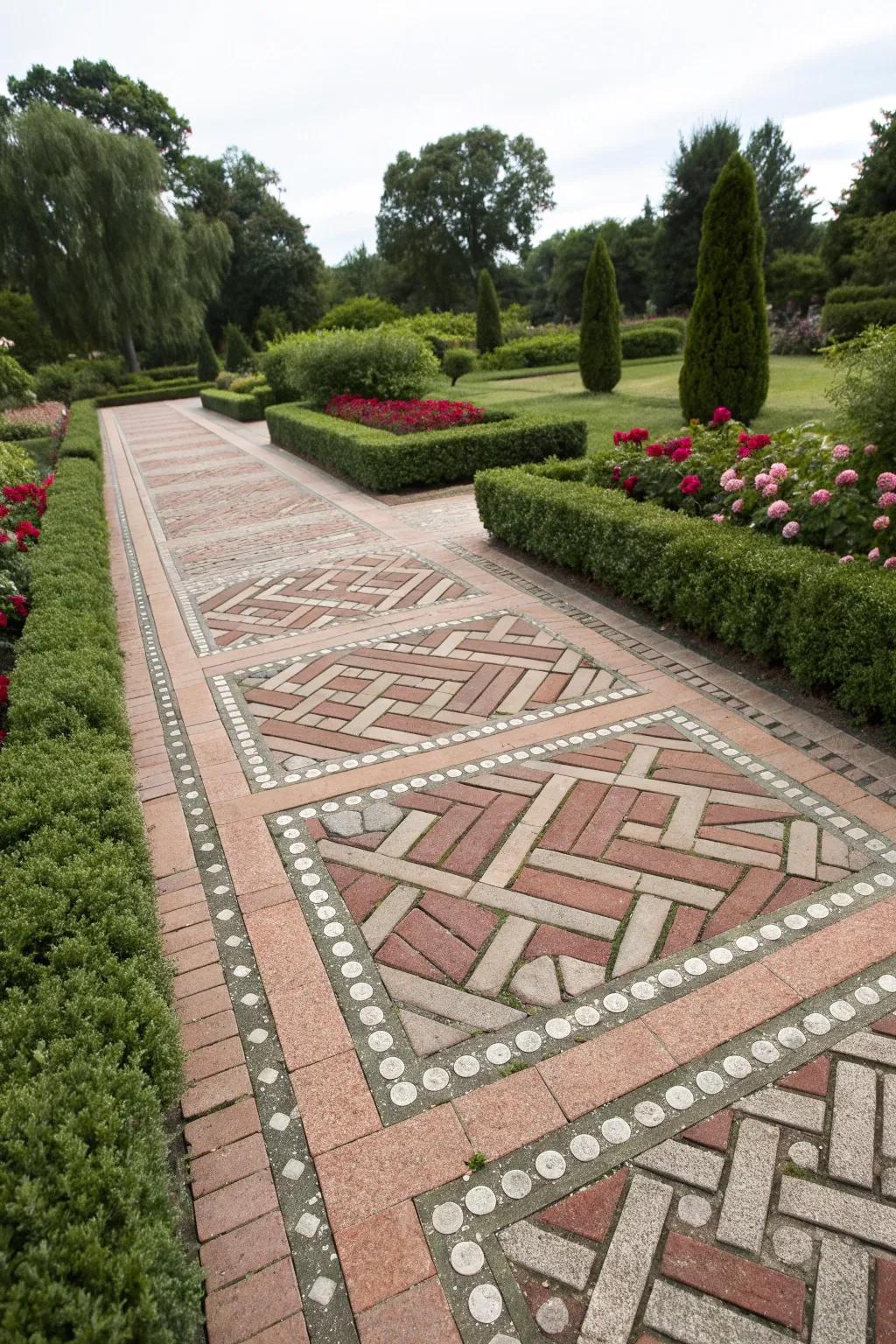 Intricate interlocking patterns that captivate and charm.
