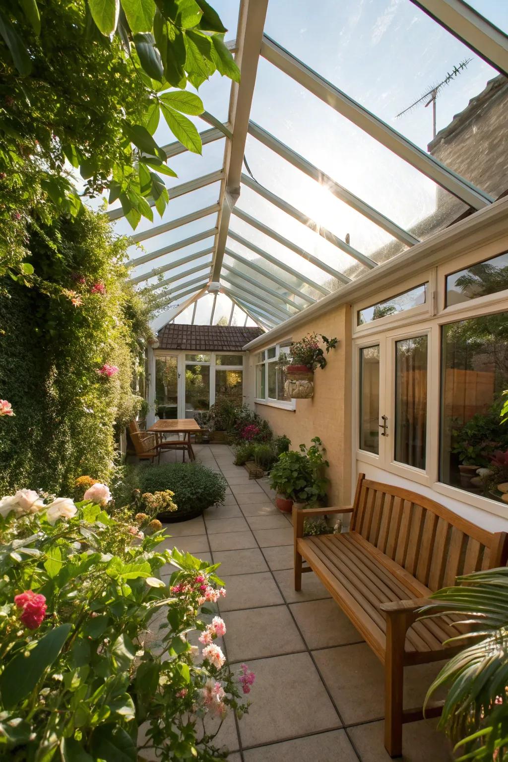 A sun-filled conservatory offering a relaxing retreat.