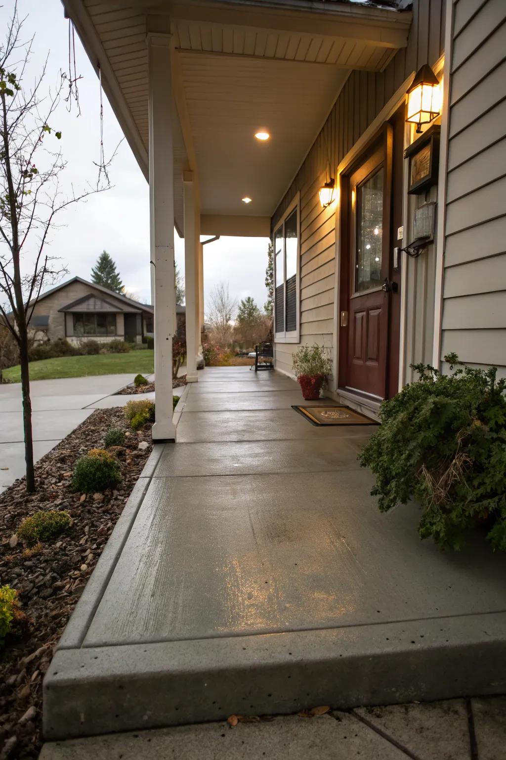 A functional entryway ensures safety and style.