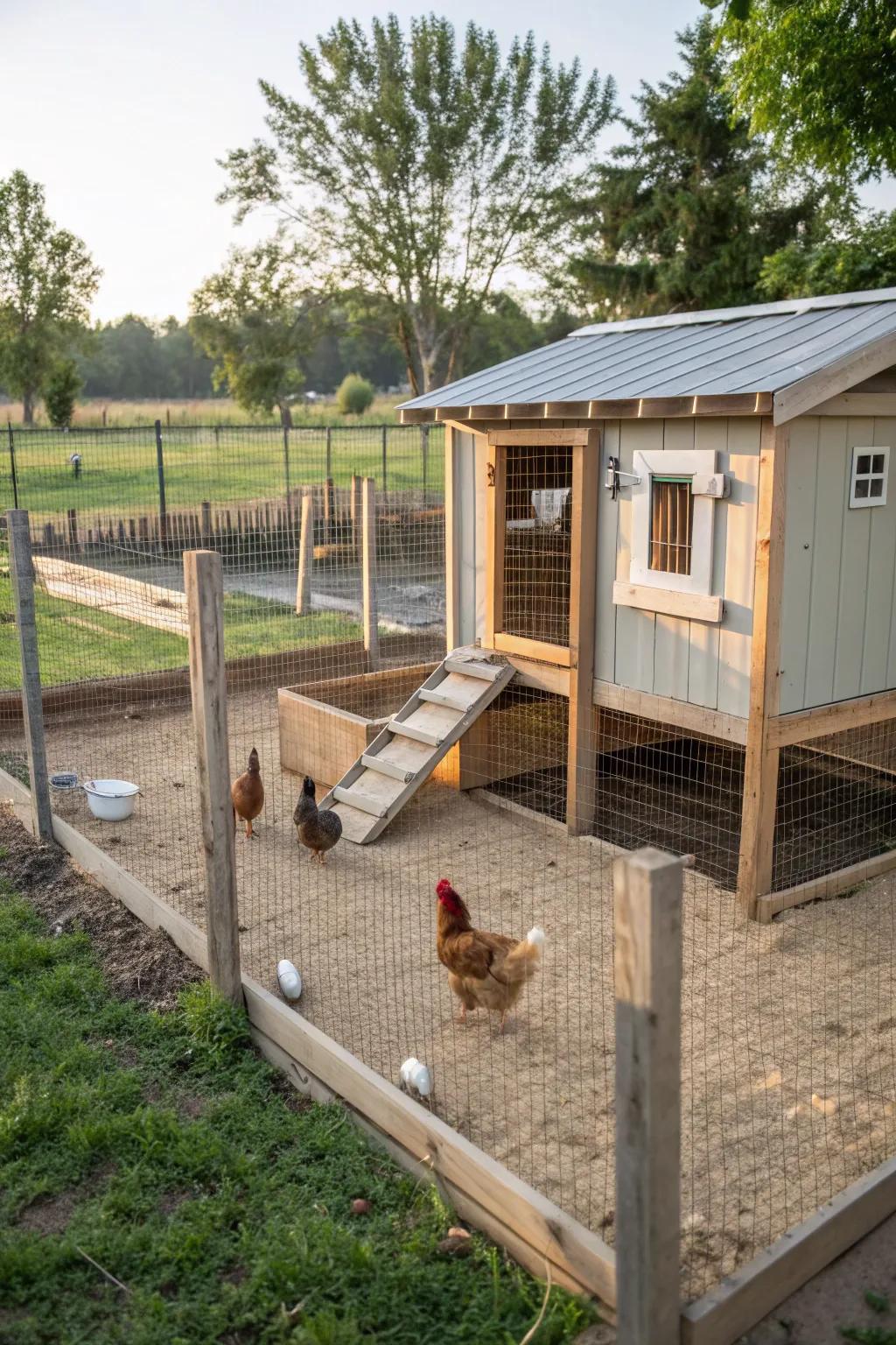 Chickens enjoying a refreshing dust bath session.