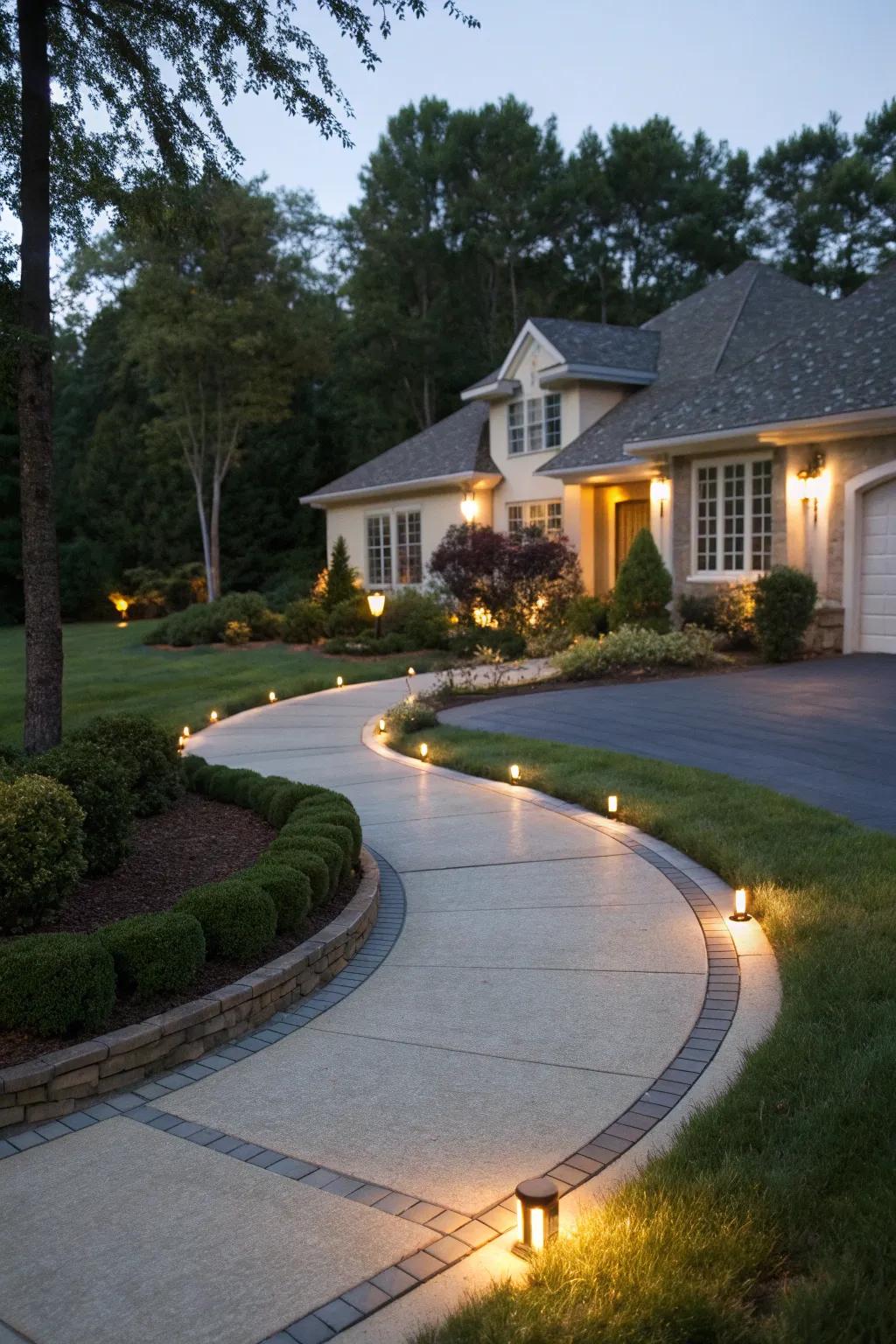 A connected walkway enhances accessibility and flow.