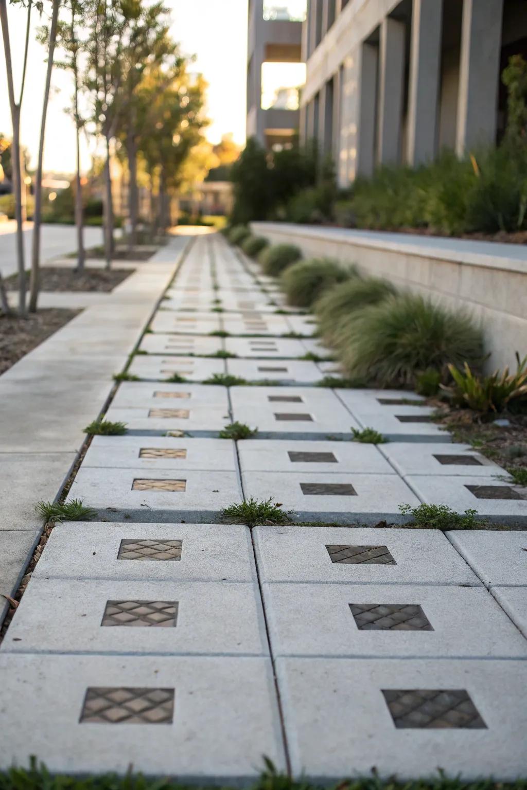 Modernize your garden with contemporary patterns.