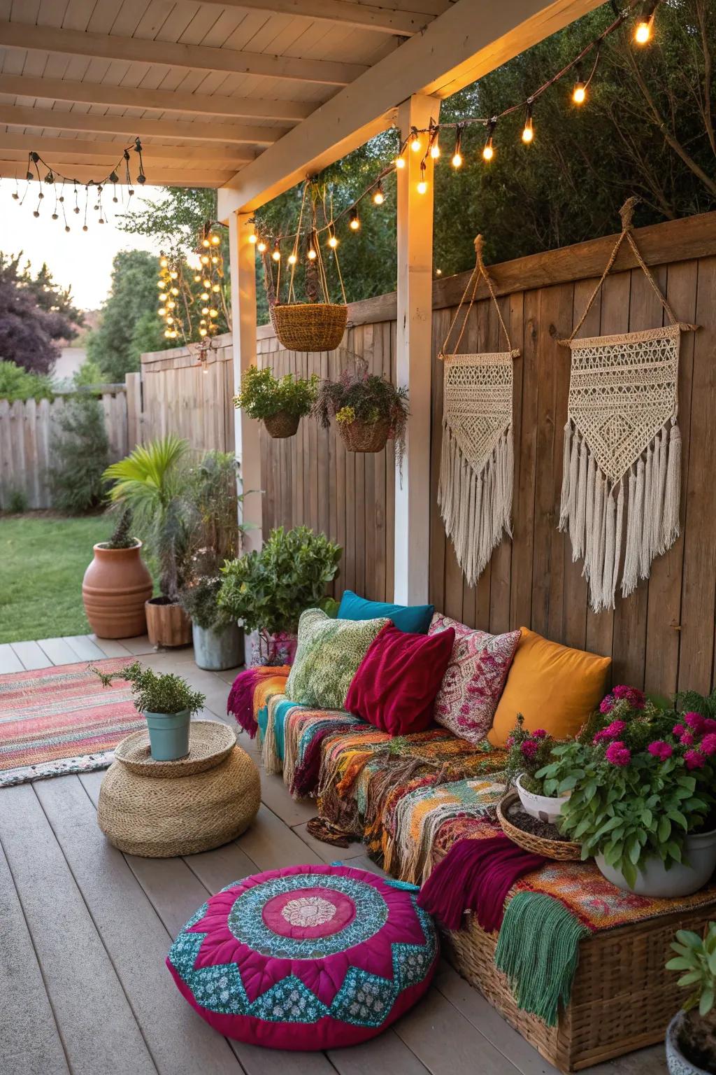 Add character with eclectic boho vibes.