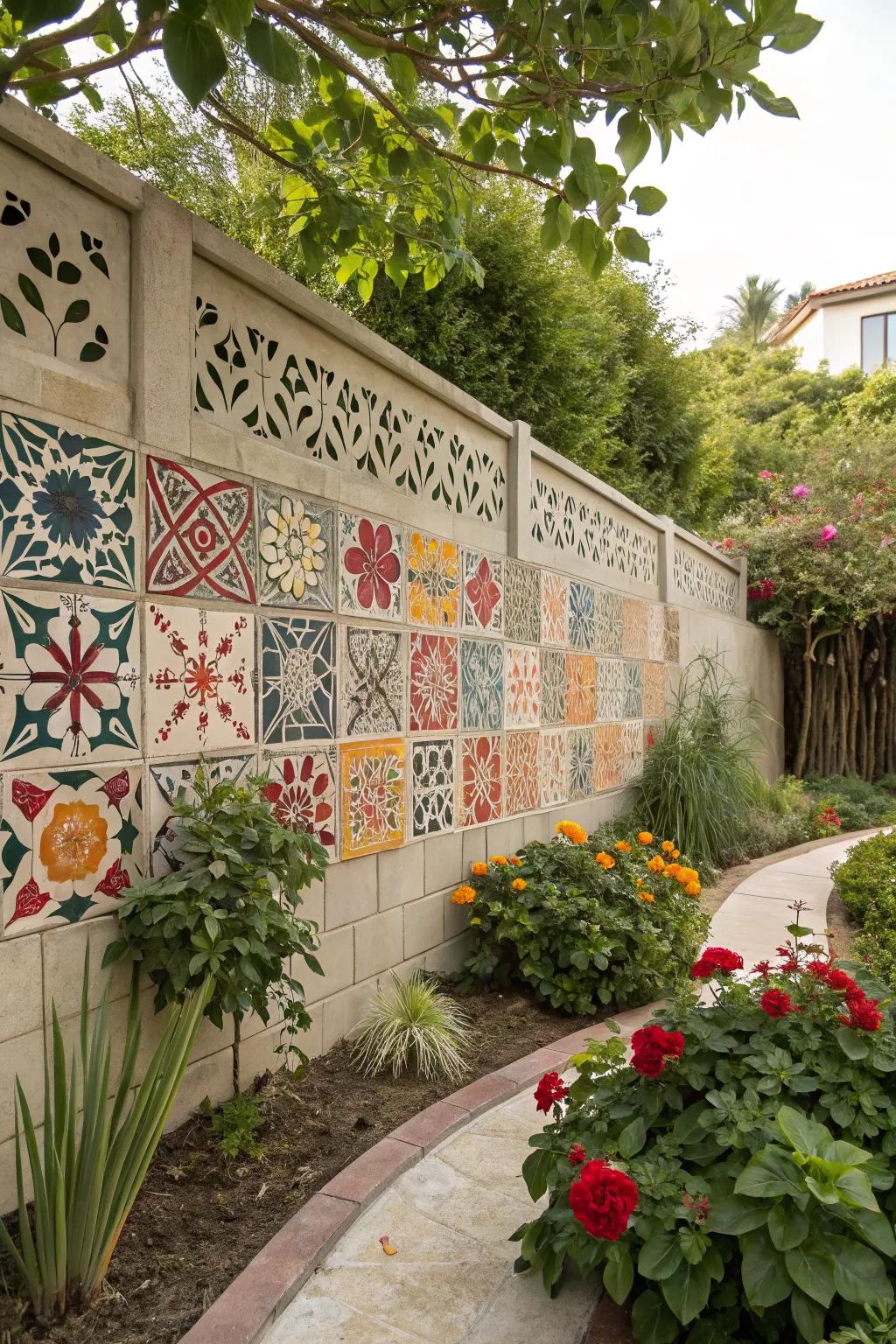 Stenciling adds intricate designs and exotic flair to your space.