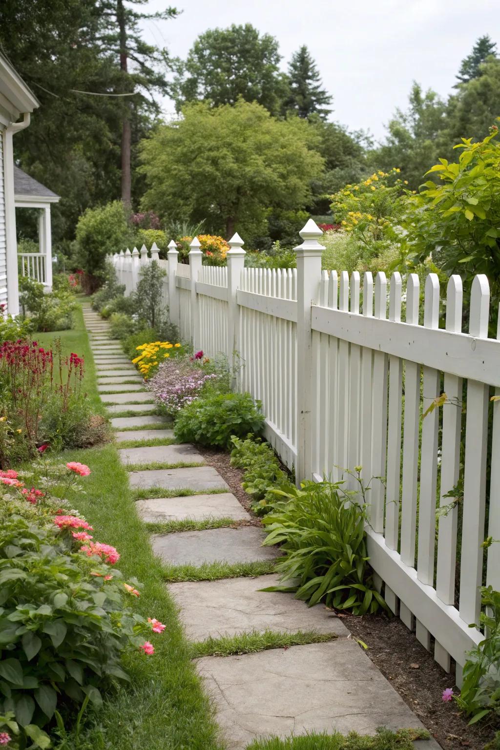 Good neighbor fences keep both sides looking great.