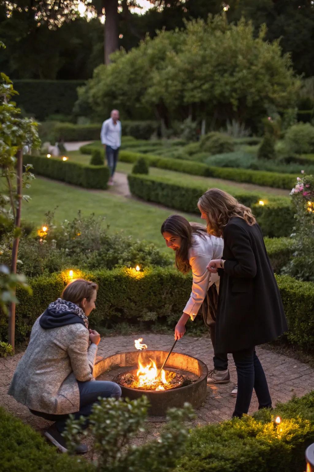 Guests embarking on a thrilling scavenger hunt adventure.