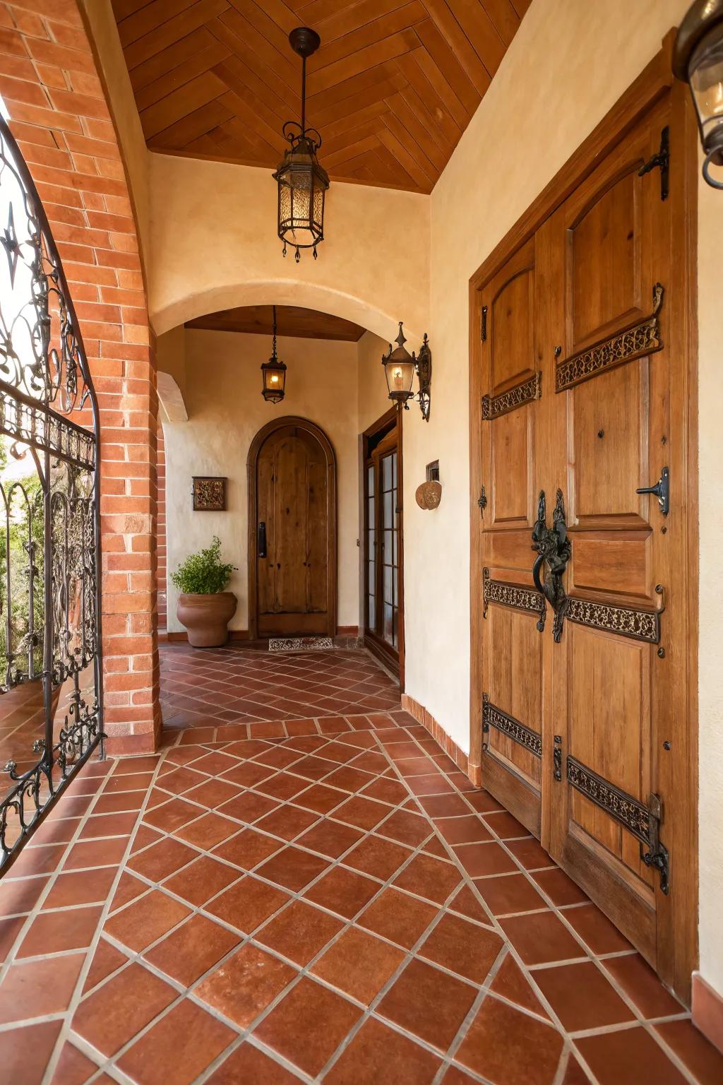 Embrace warmth with Mediterranean terracotta tiles