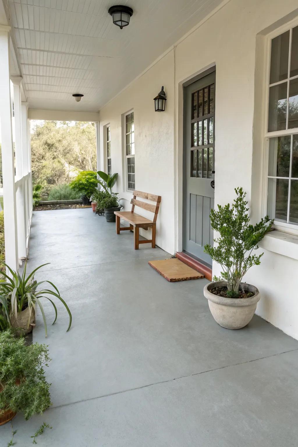 Minimalist simplicity creates a serene environment.
