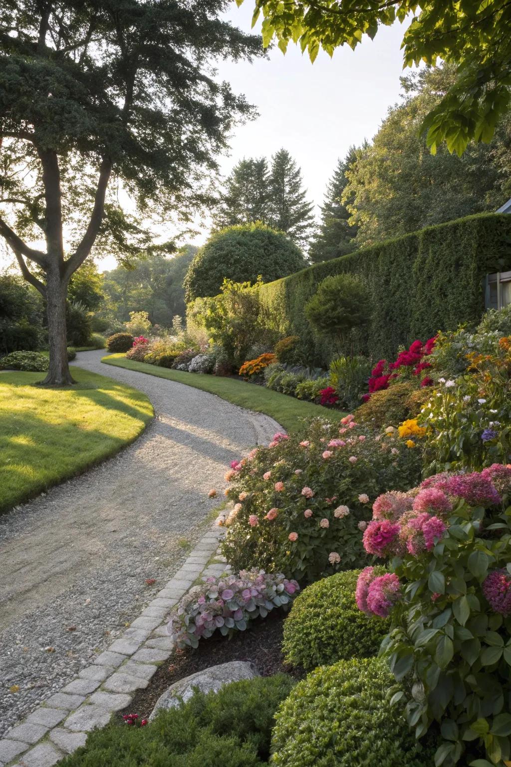 Gravel paths add structure and charm to your landscape.