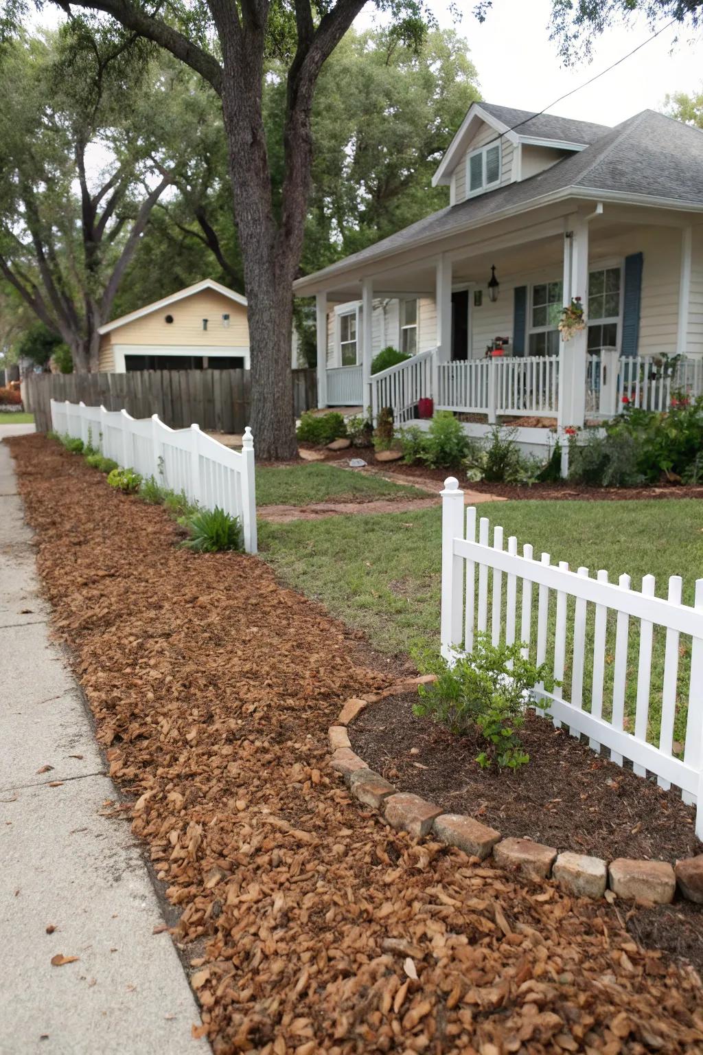 Pecan shell mulch is a sustainable and effective ground cover