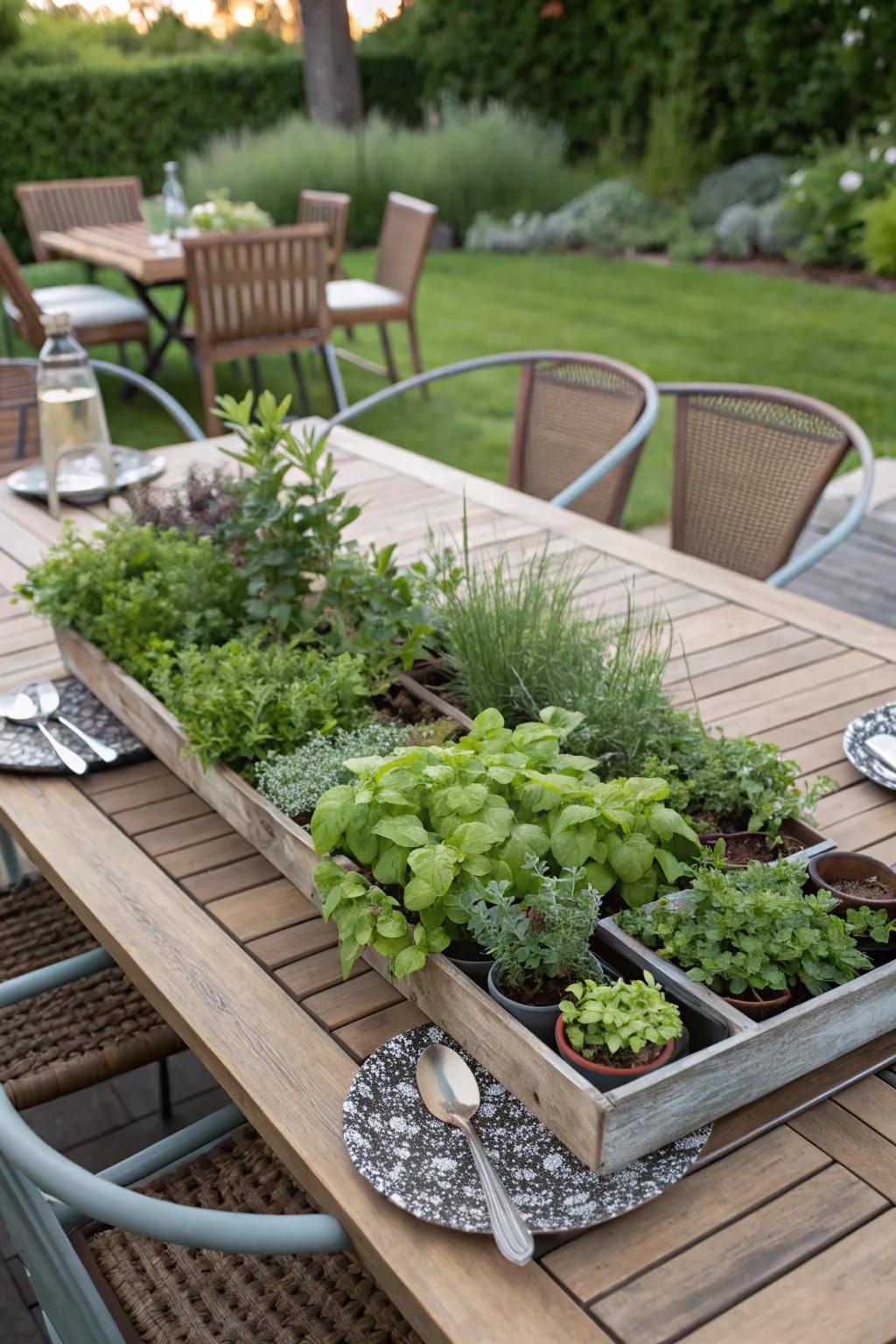 17+ Inspiring Garden Table Top Ideas - Garden.eco