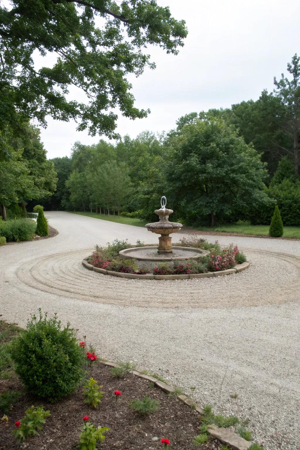 Circular designs create a striking and elegant entrance.