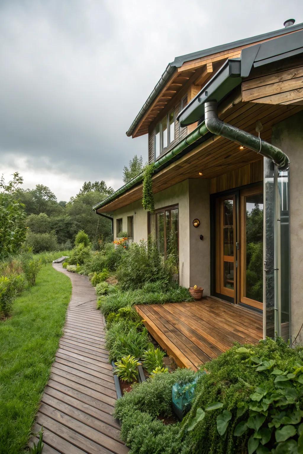 Eco-friendly gutters: Sustainable solutions for modern homes.
