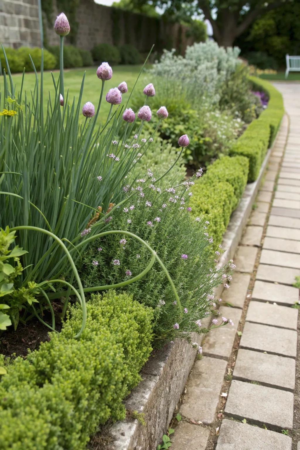 Edible plants in your hedge border offer beauty and flavor.