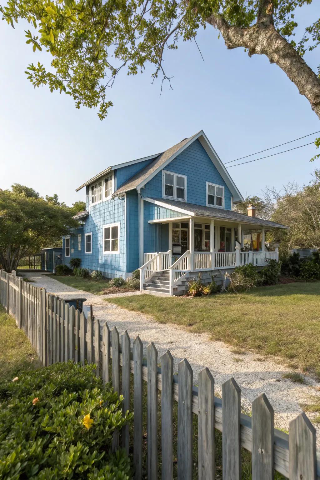 Nature-inspired blues bring serenity and refreshment.