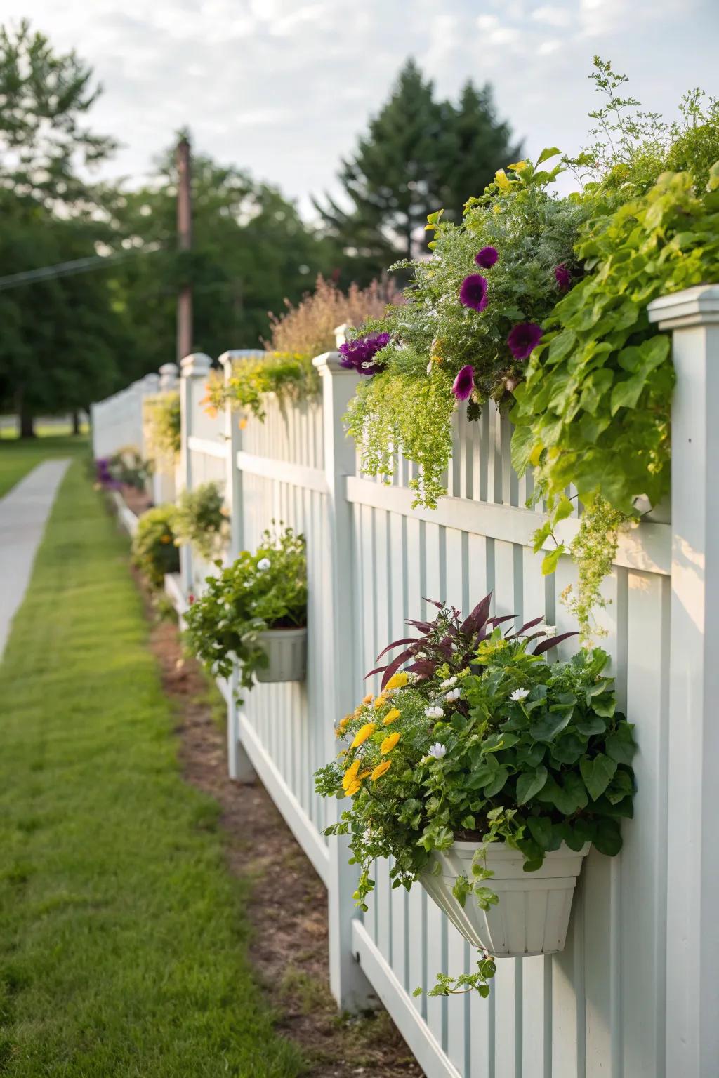 Maximize space with vertical gardening.