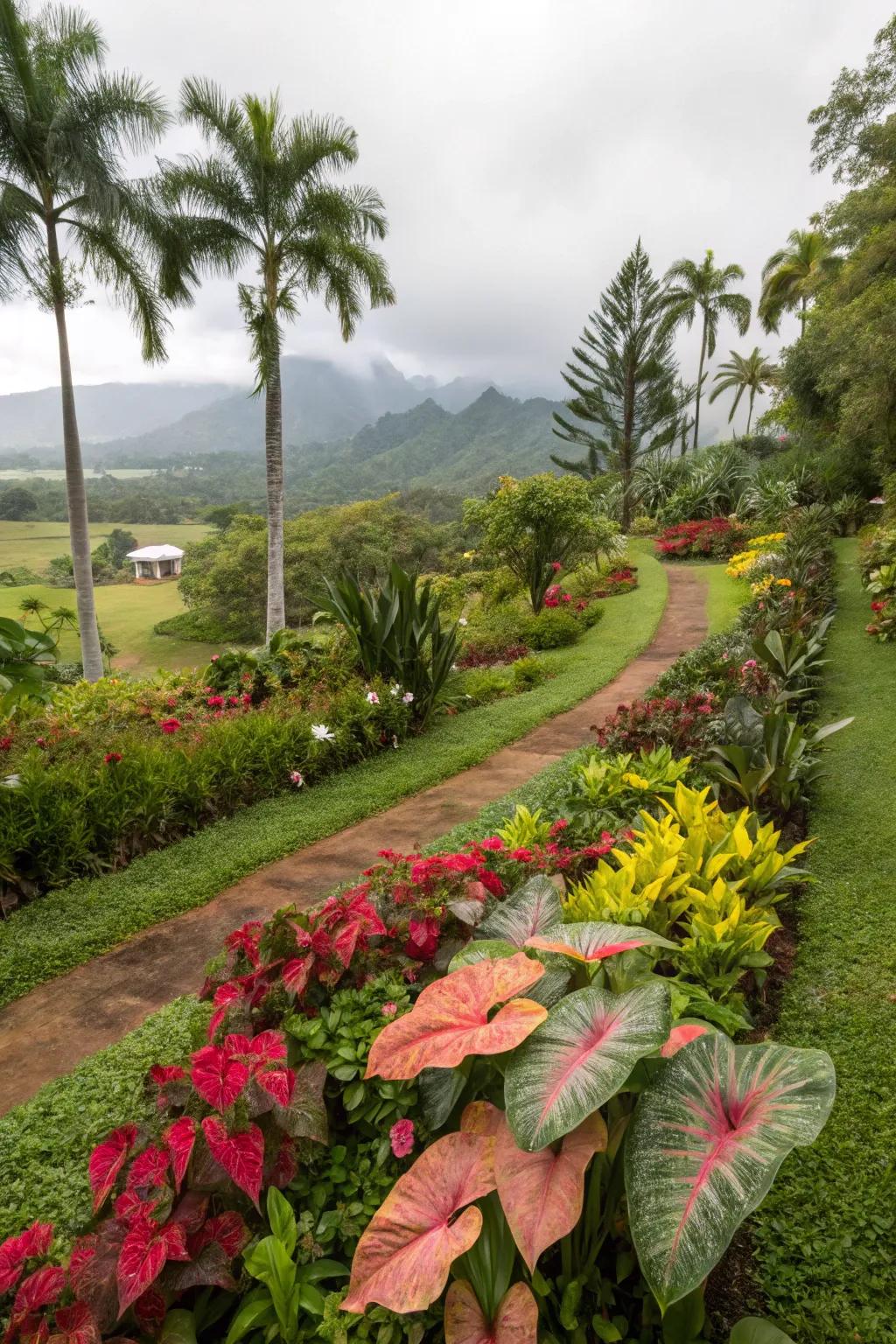 Turn your garden into a tropical retreat with caladiums.