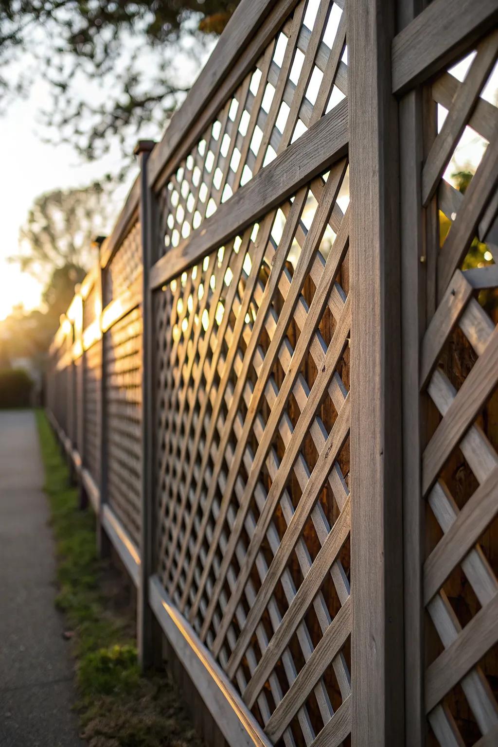 Privacy lattice designs offer seclusion without sacrificing light.