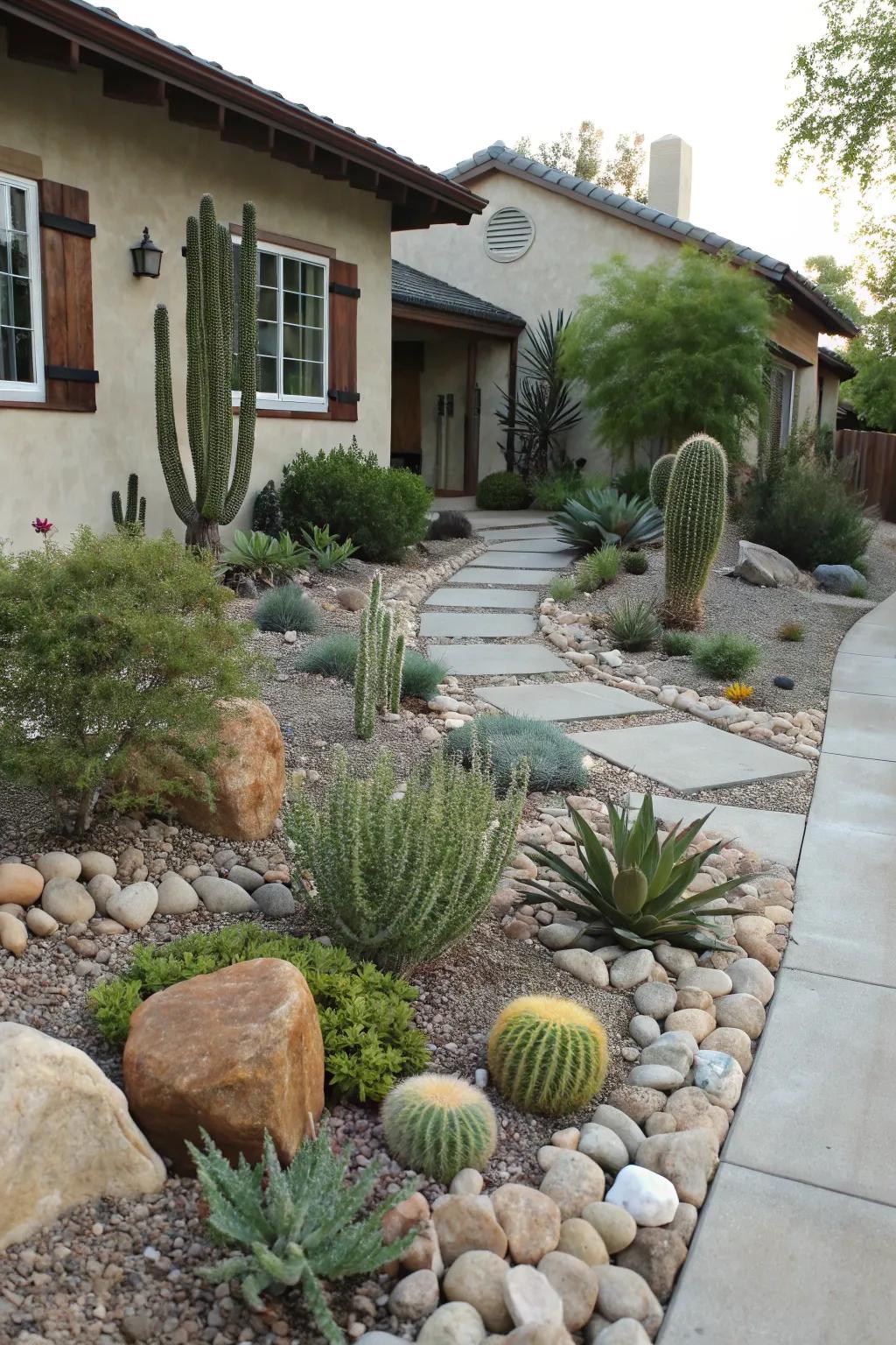 Xeriscaping combines style with water efficiency.