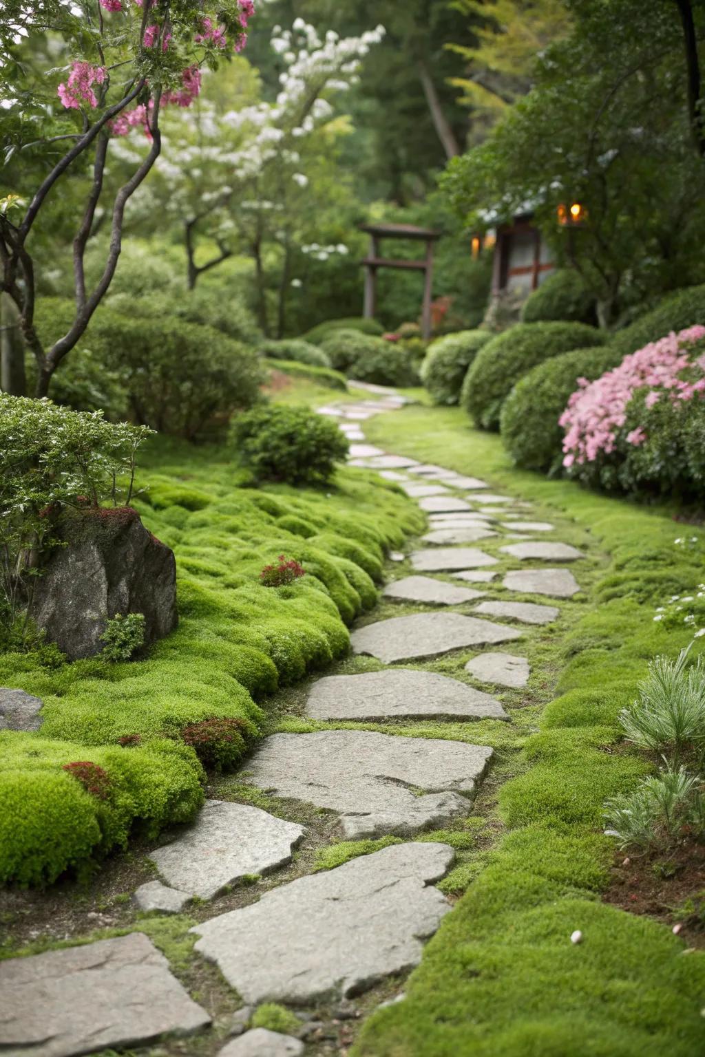 Soft, verdant charm of Irish Moss.