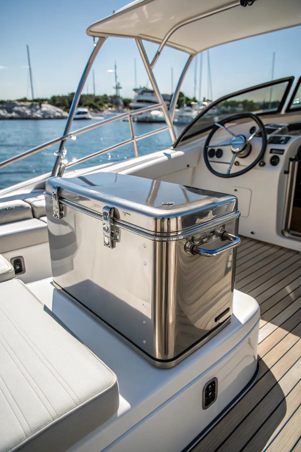 Durable and stylish, a stainless steel cooler is a timeless choice.