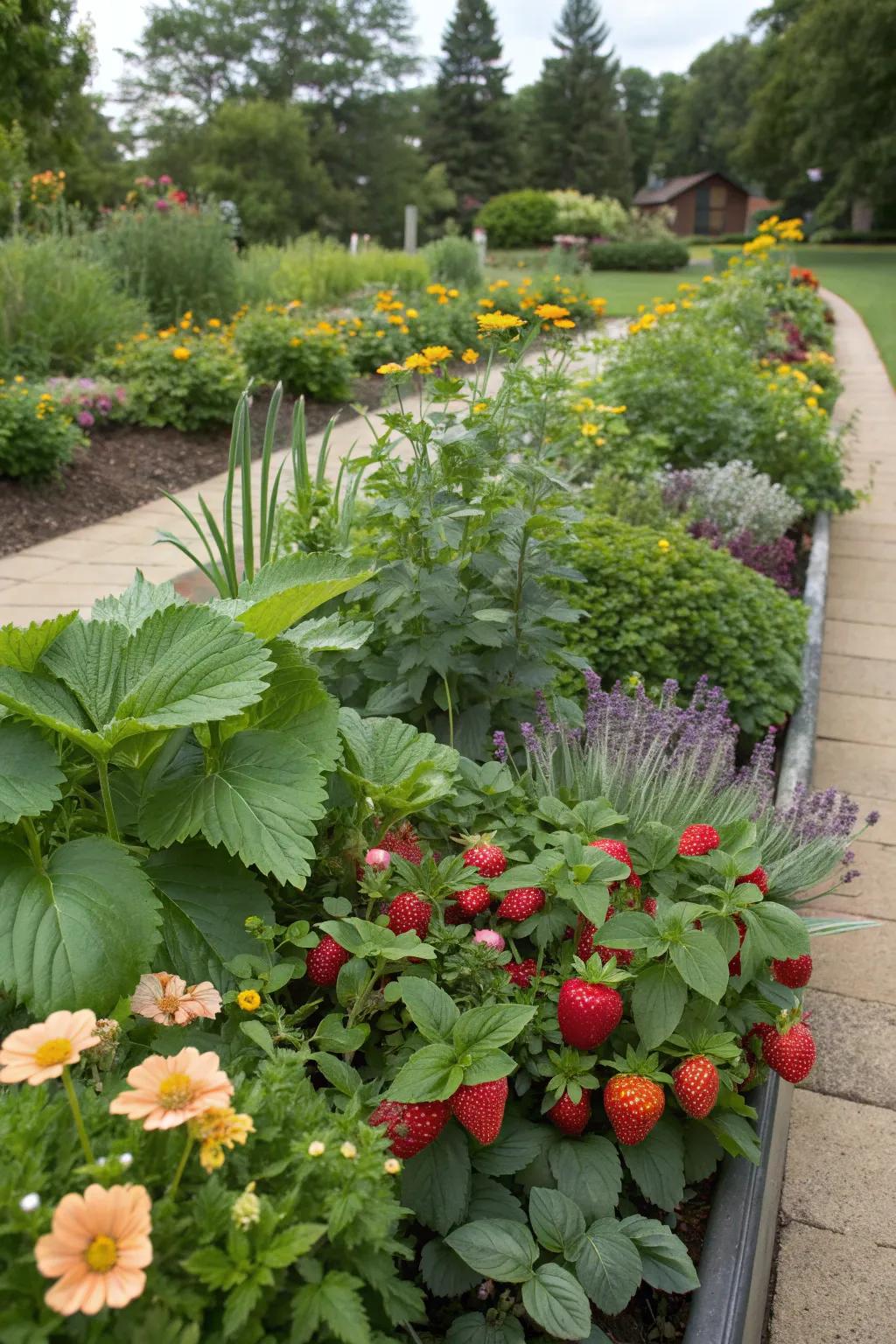 Edible plants bring both beauty and utility.