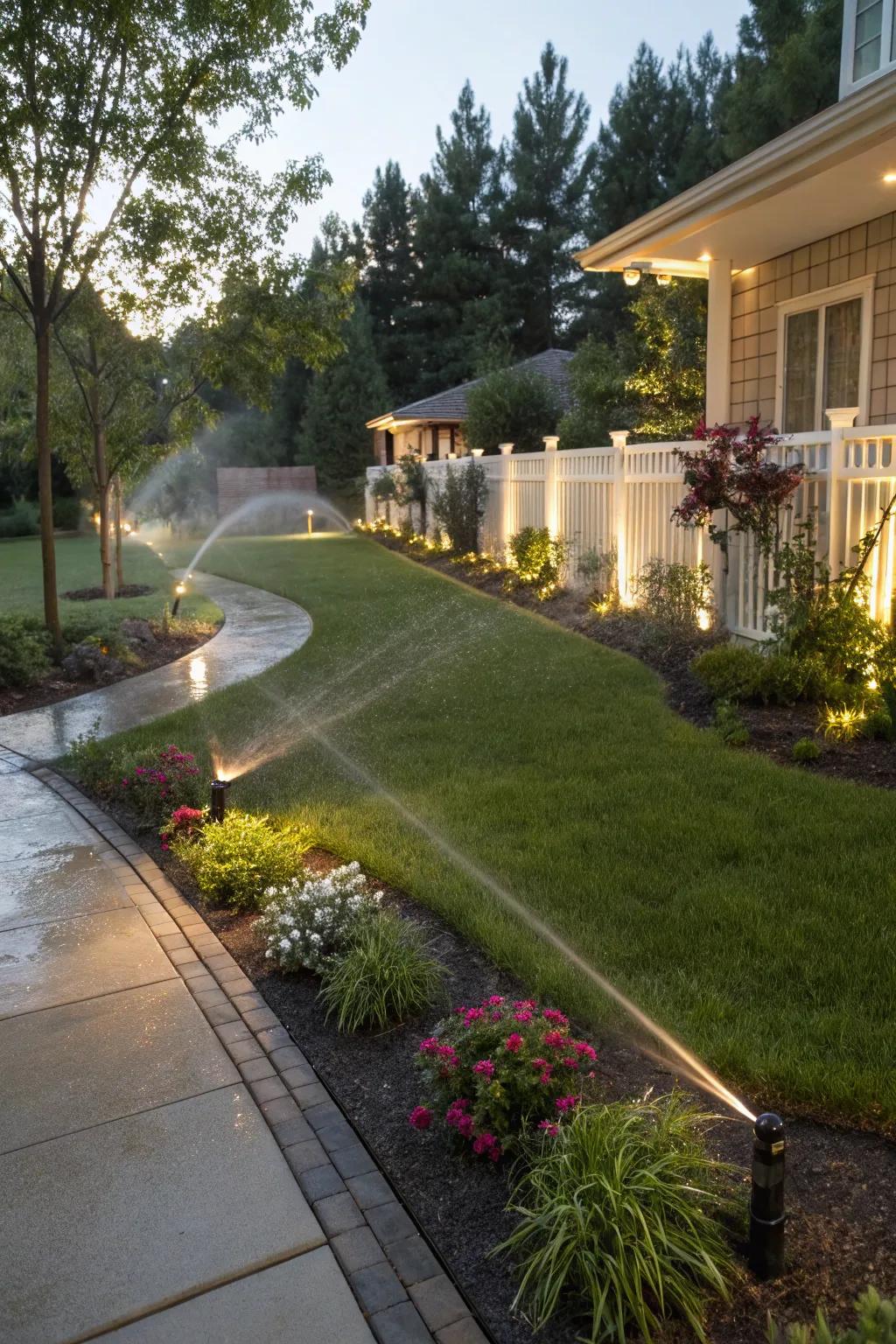Smart technology making gardening efficient and modern.