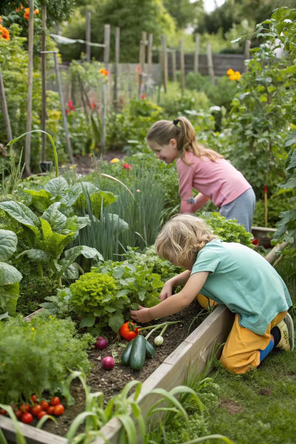 Nurture a love for gardening with edible patches for kids to cultivate.