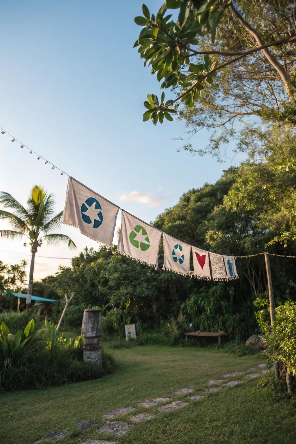 Promote sustainability with an eco-friendly banner.