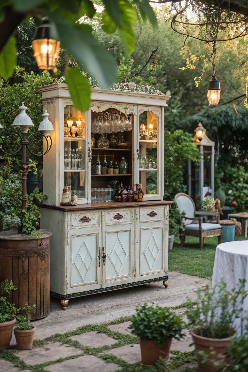 Vintage-inspired design adds character and warmth to your space.
