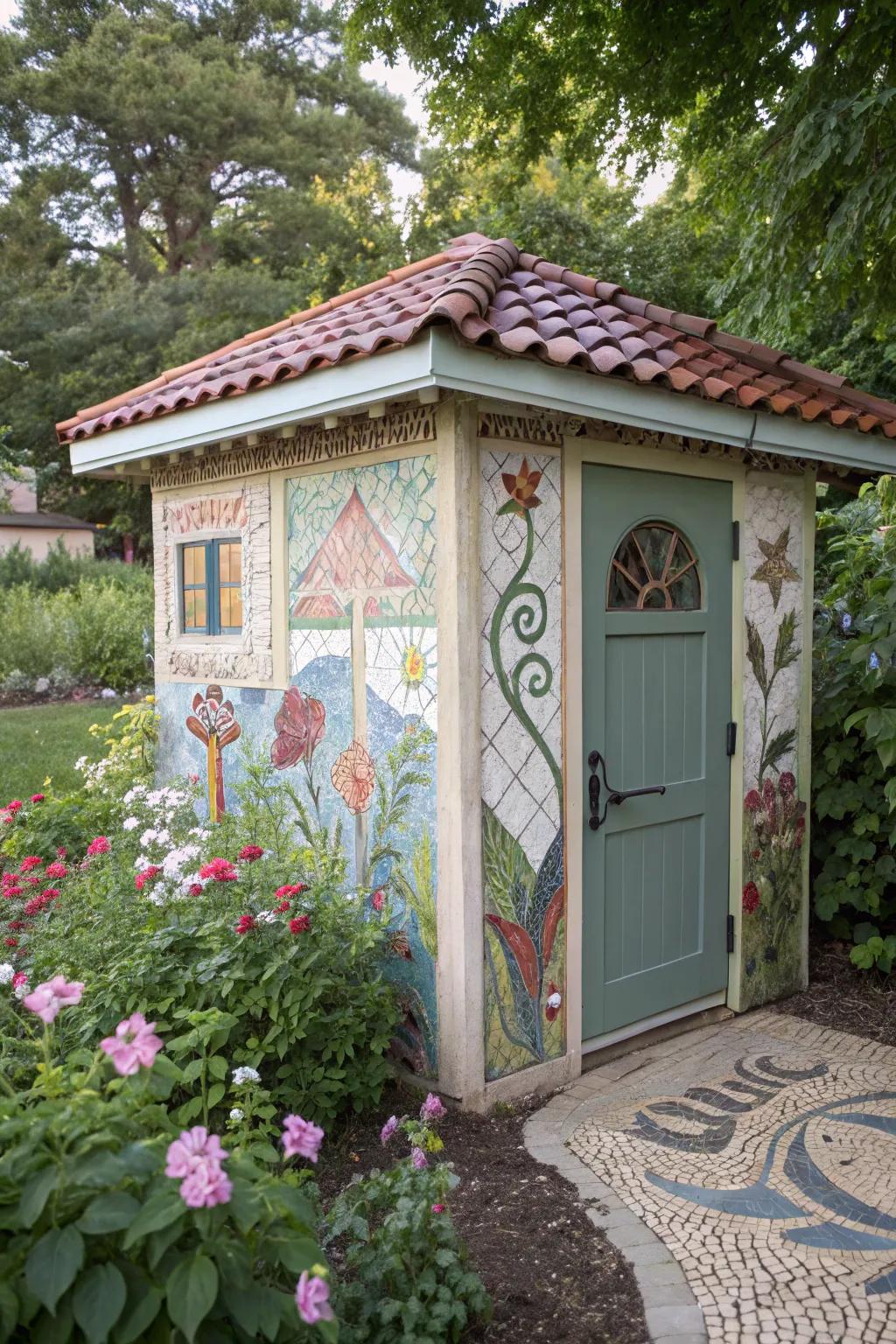 Make a statement with artistic flair.
