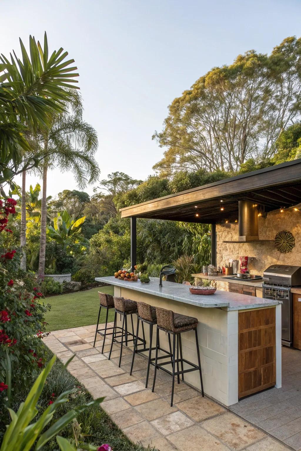An open-air bar that makes every gathering more fun and interactive.