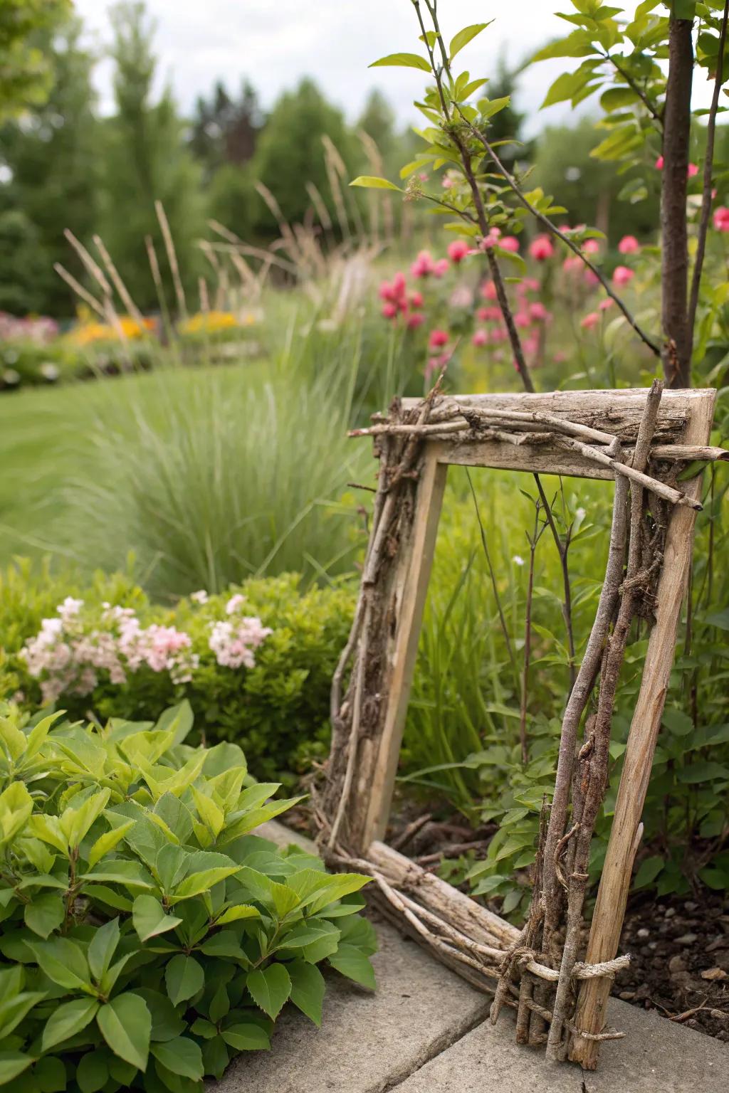 Twig frames add a touch of woodland magic to your decor.