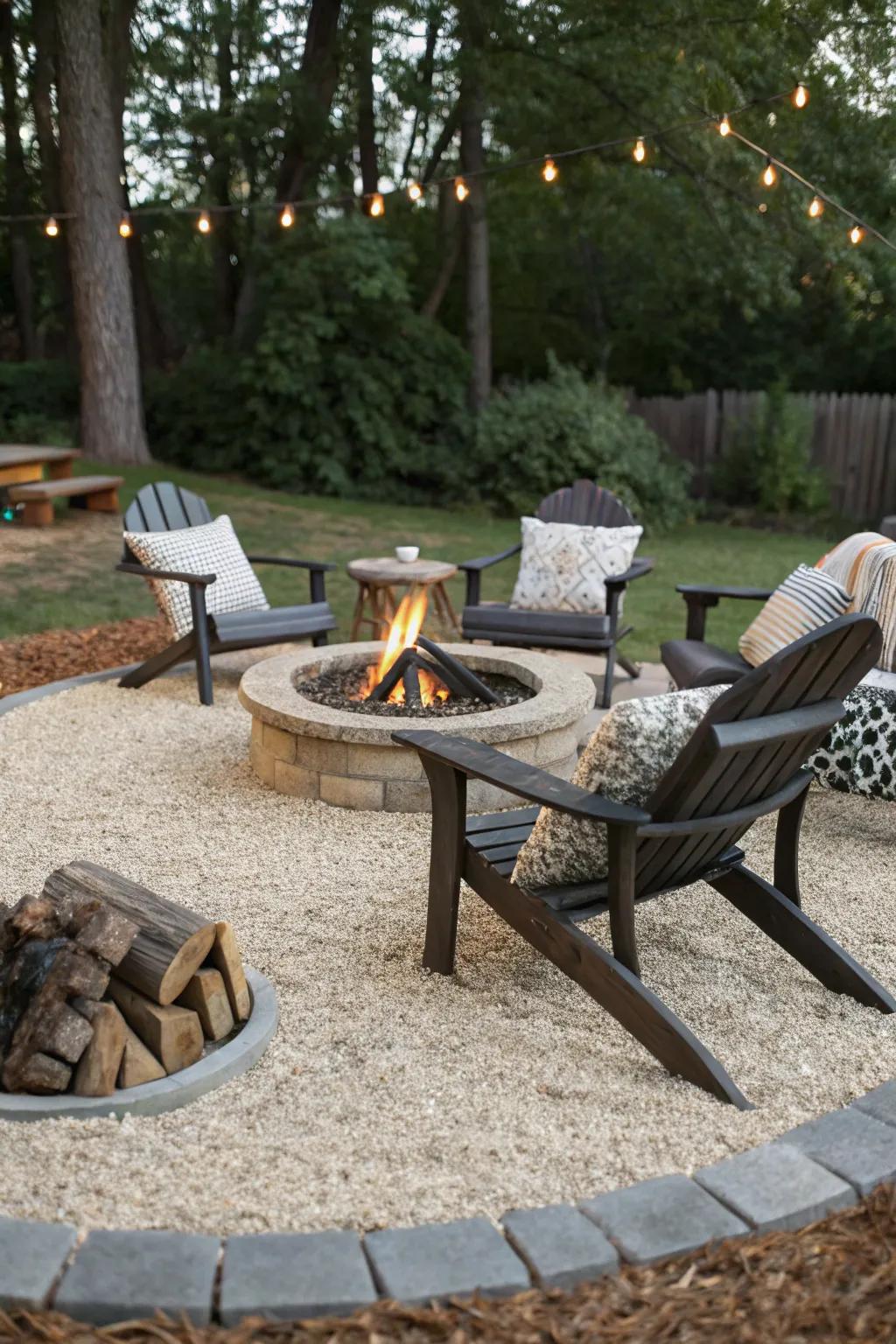 Fire pit kits provide an easy and stylish solution.