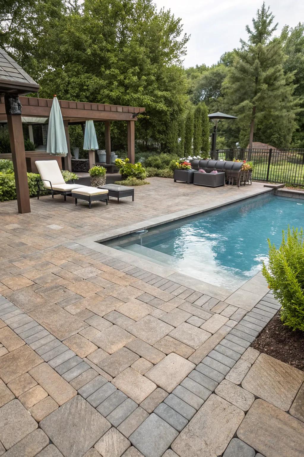 Unique textures add visual interest and enhance safety.