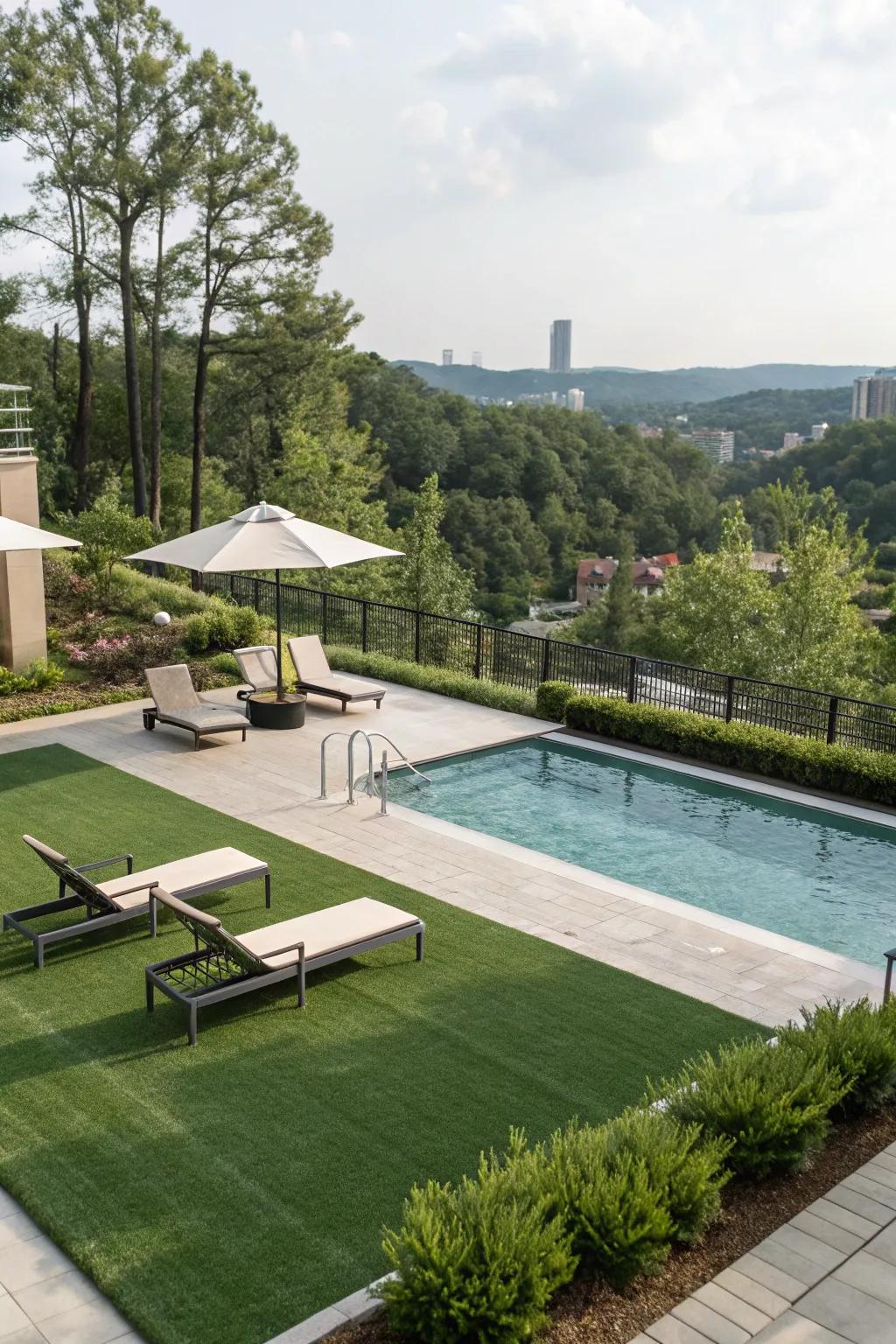 Keep it pristine with eco-friendly turf.