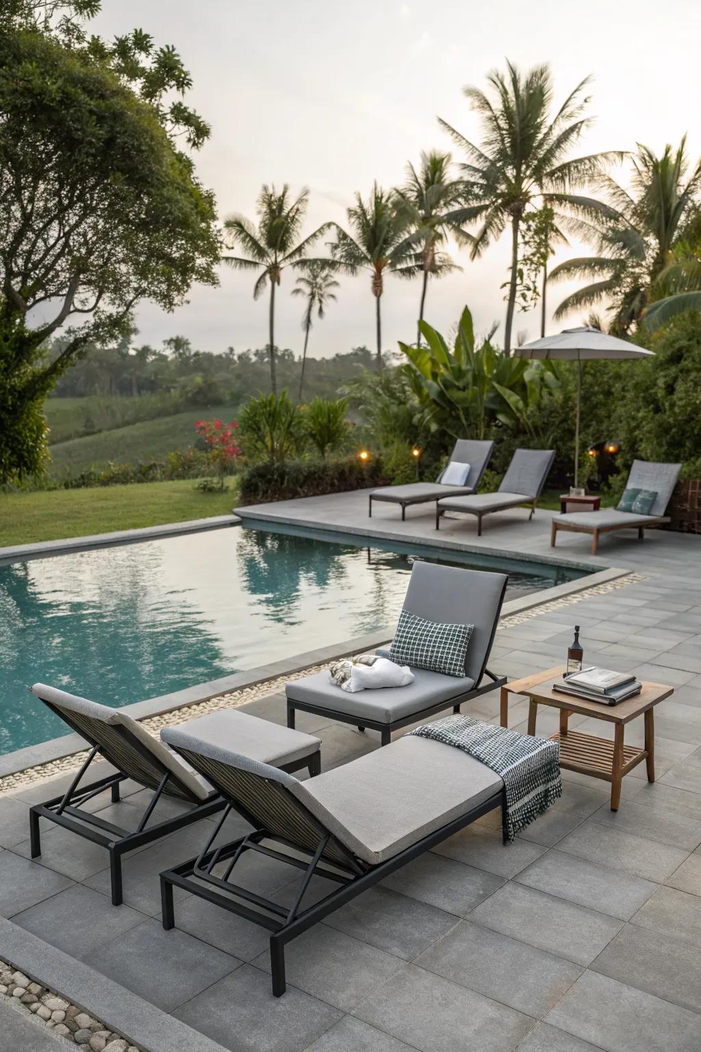 Modular furniture offers flexibility for any occasion.